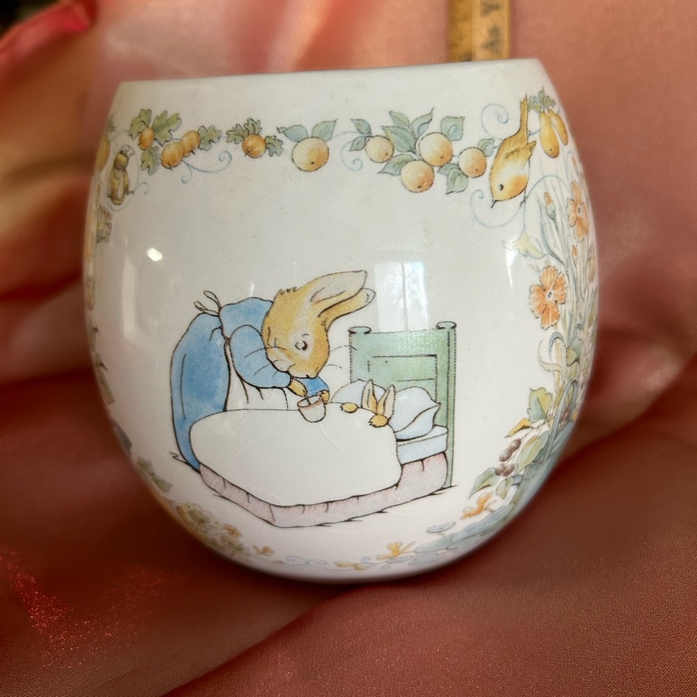 Beatrice Potter Peter Rabbit teleflora vase